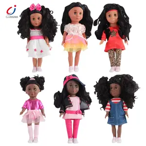 Черная Модная Кукла Chengji, игрушка для девочек, подарок, Реалистичная Игра, 14 дюймов, реалистичные пластиковые африканские американские куклы