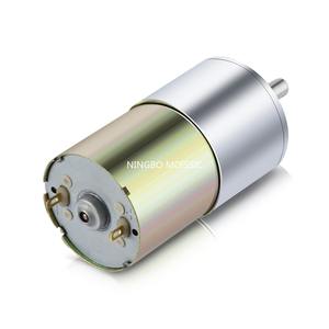 Moteur à engrenages à réduction de vitesse électrique à couple élevé DC 12V 100RPM, arbre de sortie centré, diamètre de la boîte de vitesses 37mm - Product Image 3