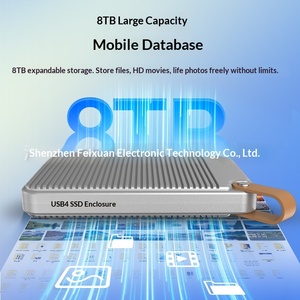 工場卸売 アルミ合金製 シルバー USB4.0 モバイルハードディスクケース Lightning 5/4/<span class=keywords><strong>3</strong></span> M.<span class=keywords><strong>2</strong></span> NVMe対応 - Product Image 3