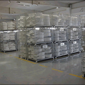 Zenda Bán Buôn Kho Lưới Lồng Có Thể Gập Lại Pallet Đóng Mở Stillage Lưu Trữ Kim Loại Lưới Lồng - Product Image 4