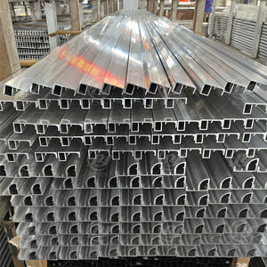 Perfil de Aluminio Anodizado 6063-T5 de Corte Personalizado por <span class=keywords><strong>Royen</strong></span> para Puertas de Armario de Vidrio Modernas y Delgadas y Decoraciones - Product Image 6