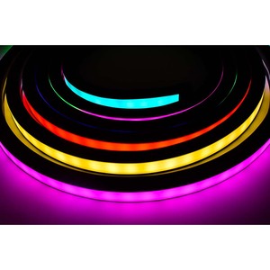 <span class=keywords><strong>Tira</strong></span> flexible de luces de neón direccionable, <span class=keywords><strong>tira</strong></span> de luces de color negro completo <span class=keywords><strong>RGB</strong></span> WS2811 5m DC24v 60 <span class=keywords><strong>led</strong></span>/m smd 5050 <span class=keywords><strong>RGB</strong></span> - Product Image 4