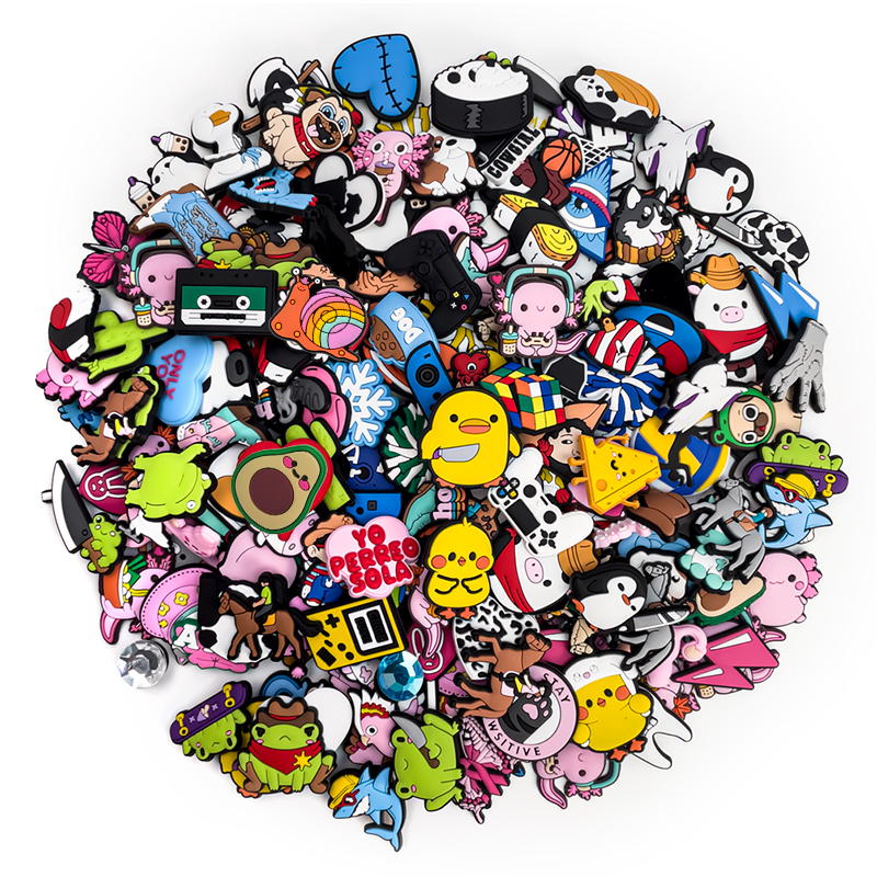 Low Price Croc Charms Wholesale Luminous Cartoon Designs - Main Image