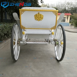 Classic platinum wedding car horse-drawn, romantic ceremony sightseeing bus can customize electric sightseeing - Product Image 6
