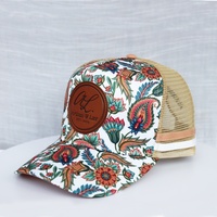 Casquette de baseball en maille de haute qualité, prix d'usine, vente en gros, casquette de baseball à visière haute, 5 panneaux, logo brodé, casquette de camionneur pour hommes