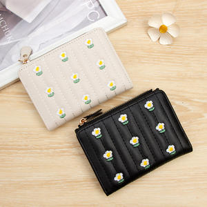 กระเป๋าสตางค์ผู้หญิงแบบสั้น ดีไซน์มินิมอล ใส่บัตรได้ กระเป๋าใส่เหรียญแบบซิป เหมาะสำหรับฤดูร้อน ส่งออกต่างประเทศ - Product Image 5