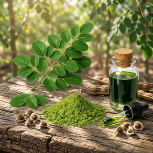 Moringa <b>essential</b> <b>oil</b> is healthy, rich in antioxidants and vitamins, perfect for rejuvenating the skin, - Product Image 5