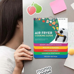 Freidora de aire Libro de cocina Calendario Hoja de trucos magnética Food Pro Recetas Horario de cocina Guía de referencia rápida Accesorios de cocina - Product Image 2