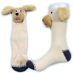 <span class=keywords><strong>Calzini</strong></span> <span class=keywords><strong>con</strong></span> Faccia di Cucciolo 3D e Orecchie Pelose, <span class=keywords><strong>Calzini</strong></span> Divertenti a Tema Animale per Uso Quotidiano - Product Image 3