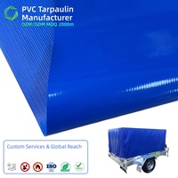 Bâche extra épaisse en PVC 1000D enduit, ignifuge, pour chantiers de construction, couvertures de camions, protection d'équipements extérieurs