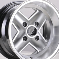 Rueda de aleación de 13 pulgadas con PCD 4x100-114.3, Rueda 100%, llanta China probada con ET -7mm, en venta
