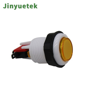 Tombol bulat tengah 32mm untuk Tombol Mesin Cuci Kit arkade Diy - Product Image 2