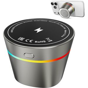 Haut-parleur sans fil Teickle XMS03 BT 5.0, son stéréo portable, utilisation en extérieur, à la maison, en voyage, sous la douche - Product Image 1