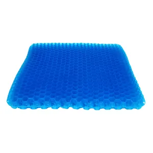 Mùa Hè Làm Mát Điều Trị Tăng Cường Silicone Honeycomb Gel Ghế Ngồi Ngoài Trời Đệm