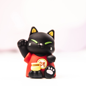 May Mắn Mèo Loạt Mù Hộp Phim Hoạt Hình Đồ Chơi PVC Nhựa Thân Thiện Với Môi Xe Trang Trí Phụ Kiện Mới Nhà Văn Phòng Bàn Quà Tặng Thiết Lập Cho Cô Gái - Product Image 2