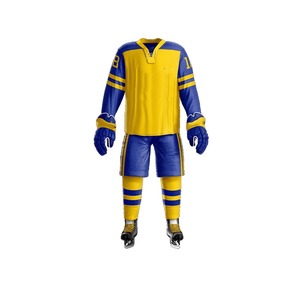 Uniforme de Hockey sobre Hielo de Primera Calidad, Material de Primera Calidad, 100% Poliéster, Personaliza Tu Propio Diseño - Product Image 4