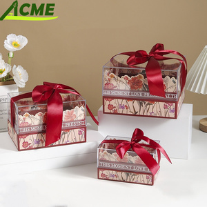 Tùy chỉnh giao dịch thẻ Acrylic hiển thị trường hợp rõ ràng Poke lưu trữ hiển thị hộp nắp nhựa hộp quà tặng cho bán buôn - Product Image 2