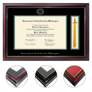 Madalya ile üniversite kiraz ahşap mezuniyet belgesi Diploma püskül çerçeve - Product Image 2