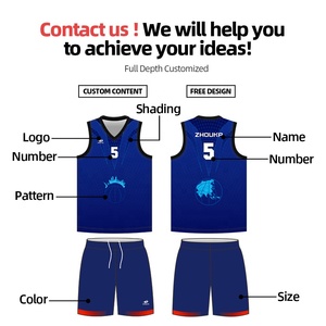Unique design China (Jiu Jiu), sublimation sports reversible basketball jerseys - Product Image 6