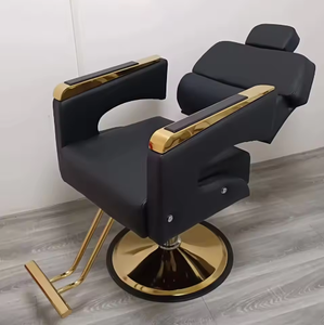 Hair salon chair - Adjustable Eleva <b>table</b> Rotatable - Trendy salon haircutting chair - Styling and coloring - Product Image 4