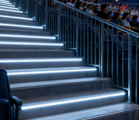 Lumière LED linéaire à haute luminosité, à économie d'énergie, à raccordement rapide, pour la décoration murale de bureau, de salon, en aluminium, garantie 5 ans