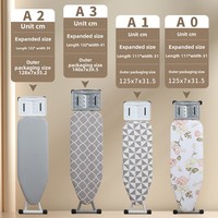 Planche à repasser professionnelle haut de gamme en métal, pliable, pour la maison, avec tabouret, type sur pied, pour hôtel et vêtements