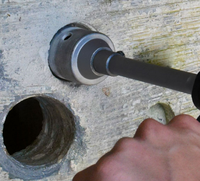 Jeu de forets à noyau de 68 mm (20 pièces) pour maçonnerie, foret à béton, outils en acier au carbure, longueur de travail de 50 mm, finition sablée