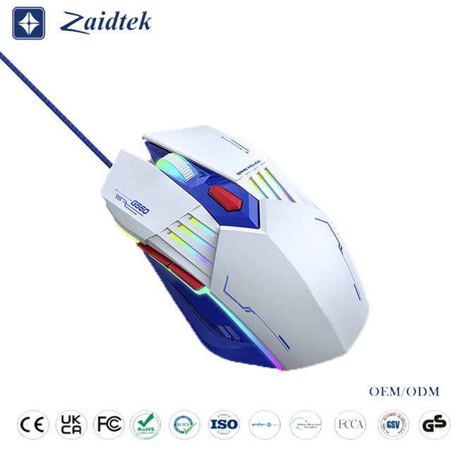 Tri-mode Optical Gaming Mouse LED Backlit Right-Handed Lightweight 6D Buttons for Gaming Laptop Computer Accessories