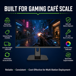 Vente en gros Nouvel écran de jeu 420Hz 24,1 pouces 1920x1080 FHD <span class=keywords><strong>TN</strong></span> <span class=keywords><strong>93</strong></span>% DCI-P3 HDR G-Sync FreeSync DP OEM Factory - Product Image 4