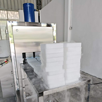 Machine à blocs de glace sèche en acier inoxydable, machine de formage de briques de glace sèche à haute densité CO2, machine à glace sèche pour les entreprises