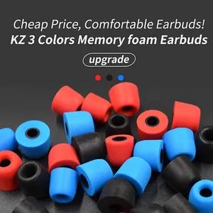 Embouts d'écouteurs KZ, 3 paires, isolation phonique, embouts en <span class=keywords><strong>mousse</strong></span> à mémoire de forme confortables, pour écouteurs intra-auriculaires originaux - Product Image 3