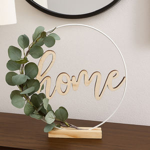 Cerceau floral en métal de 8/10/12/14/16/18/20/22/24 pouces avec supports, pour centre de table, décorations de table, artisanat et couronnes - Product Image 2