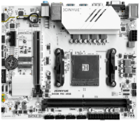 Günstiges JY B450M PRO ARGB AM4 Desktop-Mainboard für Gaming, Unterstützt AMD Ryzen 1000-5000 Serie, 32GB Dual DDR4 XMP RAM, M.2 DP, M-ATX