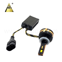 Ampoules de phares LED auto 200W H4 H7 H11 9005 9006 Kit de phares LED haute puissance pour voiture avec refroidissement à 4 tubes en cuivre CANbus Plug and Play