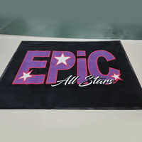 Tapis d'entrée personnalisés avec logo, modernes, lavables, en nylon imprimé, antidérapants, avec support en caoutchouc, résistants, pour usage commercial, tapis de sol intérieur