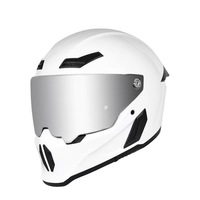 Casque de moto intégral personnalisé pour adultes hommes femmes avec double visière Street Bike Racing DOT