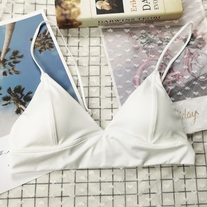 Soutien-gorge sexy sans fil triangulaire pour femme, dos élégant, vente en gros d'usine - Product Image 6