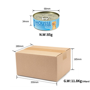 <span class=keywords><strong>Mousse</strong></span> de viande biologique pour chats, boîte de 85g, pour chats adultes et jeunes - Saveurs poulet, thon, bœuf, riche en protéines, pour la santé de la peau et du pelage - Product Image 4