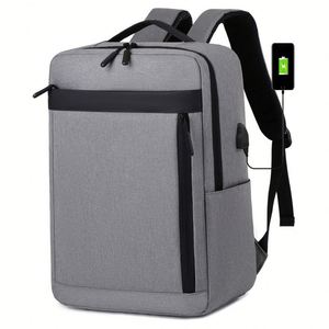 Wholesale Custom logo Business College Designer USB Waterproof Mochila <b>Bag</b> Bagpack Travel Back <b>Pack</b> Laptop Backpacks for Men - Product Image 5