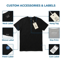 Camisetas de Algodón al por Mayor, 100% Algodón Peinado, 180-230G, Camisetas de Algodón al por Mayor para Impresión 3D Puff/DTG y Marca Privada