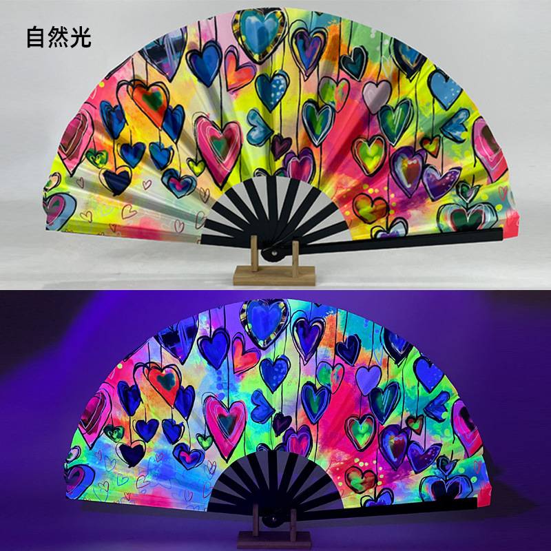 Hueso de plástico negro fluorescente-30