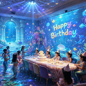 PVC Material <b>3D</b> Projection Mapping <b>Projector</b> for Customizable Theme Projection, Holographic Immersive Space, and Interactive Bir - Product Image 2
