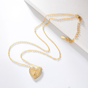 Collier tendance De marque geneva en argent, bijoux avec lettres en Zircon, incrusté De diamants, lumière solaire, Initial De cœur, cadeau pour femme - Product Image 3