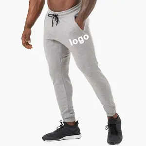 Casual Katoen Custom Logo Gestapeld Joggingbroek 4X 5X Plus Size Mannen Track Jogger Broek Met Steekzakken