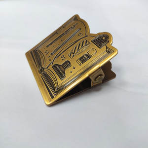 مشابك معدنية نحاسية للرسم والتخطيط بسعر المصنع، مشابك تثبيت قوية للدفاتر والفواتير - Product Image 3