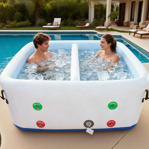 Thiết kế mới tùy chỉnh PVC Inflatable Ice bồn tắm lạnh Plunge xách tay ngoài trời cho tập thể dục trị liệu thể thao phục hồi - Product Image 3