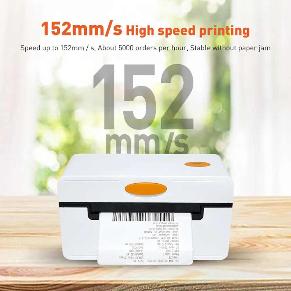 Uyin 108mm FBA रसद शिपिंग उद्योग का समर्थन करता है FedEx यूपीएस EBay LAZADA थर्मल argox बारकोड शिपिंग लेबल प्रिंटर