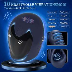 专业级龟头训练工具 男士电动振动器套装，具有 10 种振动模式 袖珍阴户自慰器 - Product Image 2