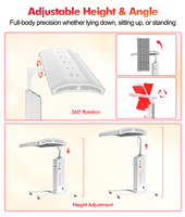 Panel de Terapia de Luz Roja de 300mW/cm, Lámpara LED de Terapia de Luz para Cuerpo Completo, Máquina PDT para Cuerpo Completo, Equipo de Belleza para Spa