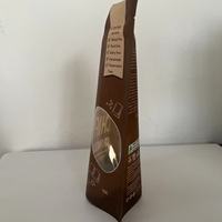 Sac imprimé refermable personnalisé, sachet debout avec fermeture éclair pour cacao et granola de chia, poudre de noix, lait de soja en poudre